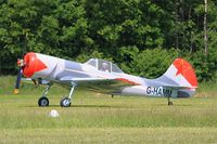 G-HAMM @ LFFQ - Yakovlev Yak-50, Taxiing, La Ferté-Alais Airfield (LFFQ) Air show 2015 - by Yves-Q