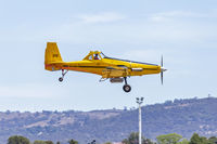 VH-OOW @ YSCB - Col Adams Aerial Services (VH-OOW) PZL-Mielec M-18A Dromader departing Canberra Airport - by YSWG-photography