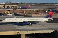 N652DL @ KPHX - Delta B752 arrived in PHX, aircraft configured in F72 for sports charters - by FerryPNL
