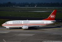 TC-MIO @ EDDL - Boeing 737-3H9 - Bosphorus European Airways - 23714 - TC-MIO - 1992 - DUS - by Ralf Winter