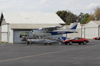 N172MY @ SZP - 1976 Cessna 172N SKYHAWK, Lycoming O-320-E2D  150 Hp, on floats/wheels combo - by Doug Robertson