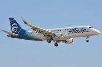 N194SY @ KSNA - Landing of Alaska ERJ175 - by FerryPNL