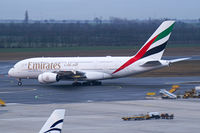 A6-EUY @ LOWW - Emirates Airbus A380 - by Thomas Ramgraber