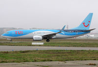 G-TAWB @ LFBO - Taxiing holding point rwy 32R for departure... TUI titles... - by Shunn311