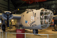 42-72843 @ KFFO - On display at the National Museum of the U.S. Air Force.  Built in San Diego, the Liberator was ferried to the 9th Air Force, where it was assigned to the 512th Bomb Squadron of the 376th BG.  “Strawberry Bitch” flew over 50 missions. - by Arjun Sarup