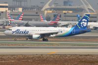 N855VA @ KLAX - Arrival of Alaska A320 - by FerryPNL
