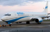 SP-ENL @ EGSH - Preparing for departure from Stand 5, on a Lapland charter to Pajala (PJA). - by Michael Pearce