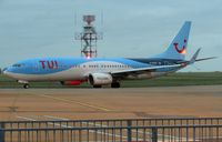G-FDZT @ EGSH - Departing Stand 5 to Tenerife (TFS). - by Michael Pearce