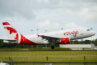 C-FYJH @ TFFR - Air Canada Rouge A319-114 leaving Guadeloupe to Montreal - by atc.gp