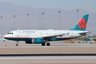 N838AW @ KLAS - American A319 in America West livery departing - by FerryPNL