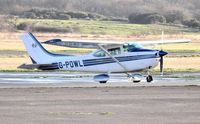 G-POWL @ EGFH - Visiting Skylane operated by the Oxford Aeroplane Company Ltd. - by Roger Winser