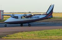 G-HUBB @ EGSH - Arriving at SaxonAir from Liverpool (LPL). - by Michael Pearce