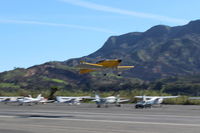 N406L @ SZP - Provo VANs RV-6, Lycoming O-320 160 Hp, takeoff climb Rwy 22, Young Eagles Flight - by Doug Robertson