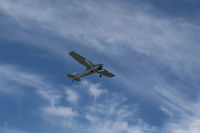 N3495D @ SZP - 1955 Cessna 170B, Continental O-300 145 Hp 6 cylinder, takeoff climb Rwy 22 - by Doug Robertson