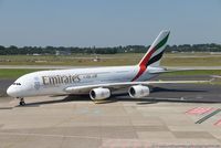 A6-EOB @ EDDL - Airbus A380-861 - EK UAE Emirates 'Expo 2020' - 164 - A6-EOB - 17.08.2016 - DUS - by Ralf Winter