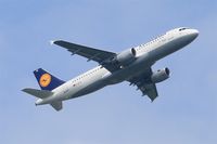 D-AIZC @ LFPG - Airbus A320-214, Take off rwy 06R, Roissy Charles De Gaulle airport (LFPG-CDG) - by Yves-Q