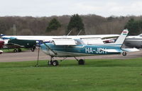 HA-JDH @ EGTR - Parked at Elstree and being buffeted by the stormy weather. - by Chris Holtby