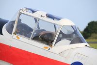 F-AZQZ @ LFRU - De Havilland DHC-1 Chipmunk T.10, Cockpit close up view, Morlaix-Ploujean airport (LFRU-MXN) - by Yves-Q