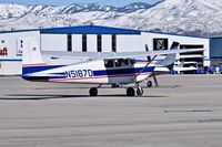 N5187D @ KBOI - Parking on the north GA ramp. - by Gerald Howard