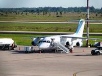 CP-2850 @ SLVR - A BAe146-AvroRJ of Ecojet (CP-2850) refueling in the main platform of Viru Viru - by confauna