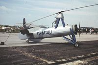 G-ACUU @ EGBJ - Autogyro part of the Skyfame Museum collection at Staverton Airport circa 1969. - by Roger Winser
