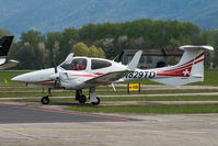 N829TD @ LSZL - Locarno-Magadino, civil sector. - by sparrow9