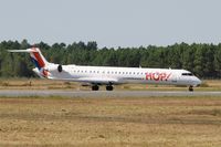 F-HMLJ @ LFBD - Bombardier CRJ-1000EL NG, Take off run rwy 05, Bordeaux Mérignac airport (LFBD-BOD) - by Yves-Q