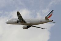 F-GKXI @ LFBD - Airbus A320-214, Climbing from rwy 23, Bordeaux Mérignac airport (LFBD-BOD) - by Yves-Q