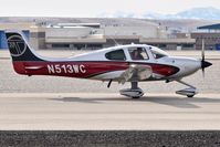 N513WC @ KBOI - Taxiing on Alpha. - by Gerald Howard