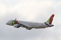 CS-TPW @ LFBD - Embraer ERJ-190LR, Climbing from rwy 23, Bordeaux Mérignac airport (LFBD-BOD) - by Yves-Q