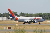 F-HBXB @ LFBD - Embraer ERJ-170ST, Ready to take off rwy 05, Bordeaux Mérignac airport (LFBD-BOD) - by Yves-Q