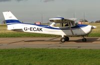 G-ECAK @ EGSH - Departing home to Earls Colne (EGSR) after a short visit. - by Michael Pearce
