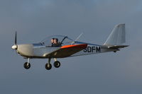 G-SDFM @ EGSH - Landing at Norwich. - by Graham Reeve