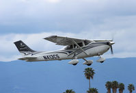 N413CS @ KRHV - 2016 Cessna 182T departing at Reid Hillview Airport, San Jose, CA. - by Chris Leipelt