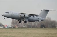 ZE707 @ EGSH - Rotating from RWY 27 home to RAF Northolt (NHT), after another training visit. - by Michael Pearce