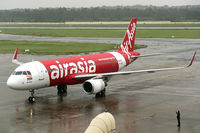 VT-ATF @ VOCI - Taxiing in to the gate in a downpour at Cochin International Airport. - by Arjun Sarup