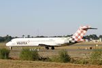 EI-EWJ @ LFBD - Boeing 717-2BL, Holding point rwy 05, Bordeaux Mérignac airport (LFBD-BOD) - by Yves-Q
