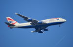 G-CIVA @ EGLL - Boeing 747-436 on finals to London Heathrow. - by moxy