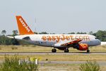 G-EZAI @ LFBD - Airbus A319-111, Take off run rwy 05, Bordeaux Mérignac airport (LFBD-BOD) - by Yves-Q