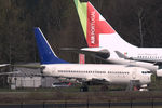 LN-RNN @ EHTW - Scandinavian Airlines Boeing 737-783 with the demolition man, AELS, at Twente airport, the Netherlands - by Van Propeller