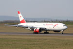 OE-LPD @ LOWW - Austrian Boeing 777, corona evacuation flight landing from Christchurch - by Andreas Ranner