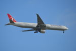 TC-LJI @ EGLL - Boeing 777-3F2/ER on finals to London Heathrow. - by moxy