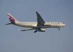 A7-AFH @ EGLL - Airbus 330-243F on finals to London Heathrow. - by moxy