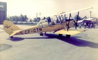 CF-CTN @ CYOO - RCAF Tiger Moth 5884, picture taken in 1963at Oshawa Airport while owned by Walter Huron. - by Norm Sheppard
