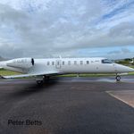 G-UJET @ EGTE - G-UJET Lear 45 Taxiing at Exeter - by Peter Betts