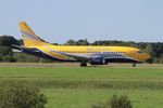 F-GZTA @ LFRB - Boeing 737-33VQC, Taxiing rwy 25L, Brest-Bretagne airport (LFRB-BES) - by Yves-Q