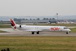 F-HMLN @ LFPO - Bombardier CRJ-1000EL NG, Ready to take off rwy 08, Paris-Orly airport (LFPO-ORY) - by Yves-Q