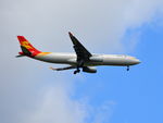 B-8678 @ EGLL - Airbus A330-343 on finals to London Heathrow. - by moxy