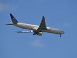 HZ-AK32 @ EGLL - Boeing 777-300/ER on finals to London Heathrow. - by moxy