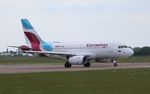 D-AGWF @ EGSH - Departing NWI following repaint into Eurowings livery - by AirbusA320